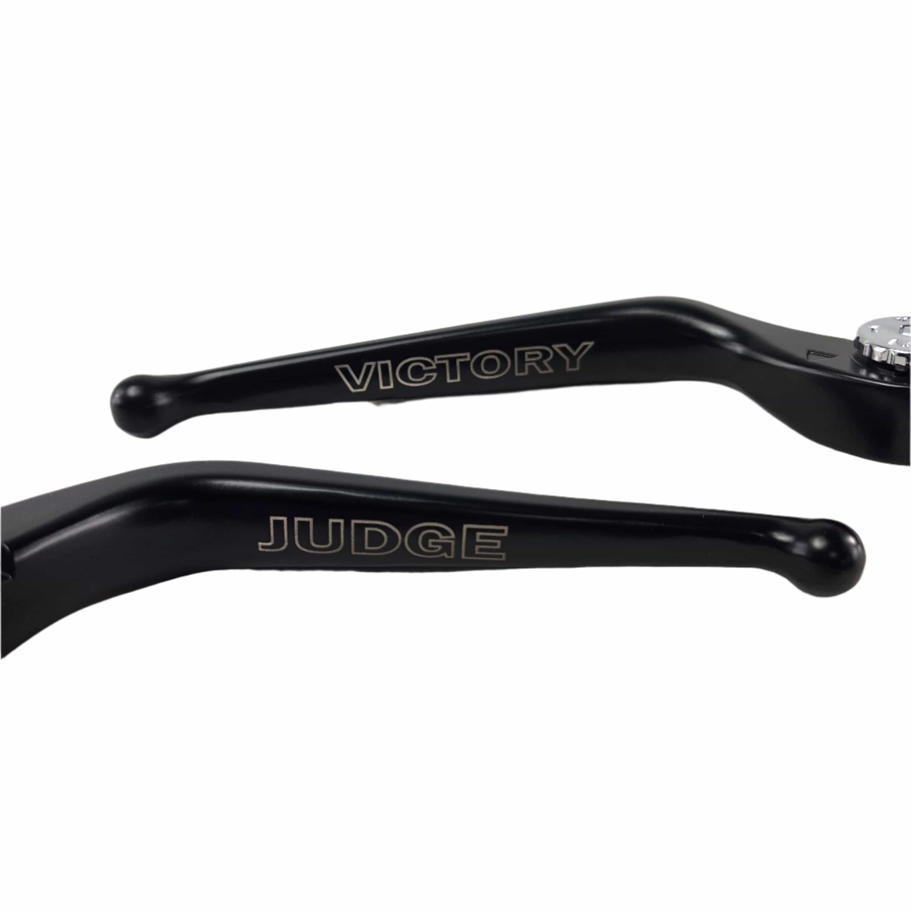 Brake & Clutch Lever Set Engraved 