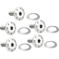 Brake Rotor Replacement Mounting Bolt Kit Chrome by Arlen Ness