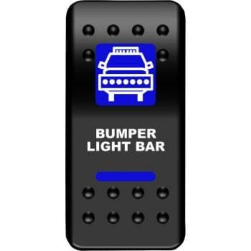 Bumper Light Rocker Switch Blue by Moose Utility BLB-PWR Rocker Switch 21060550 Parts Unlimited