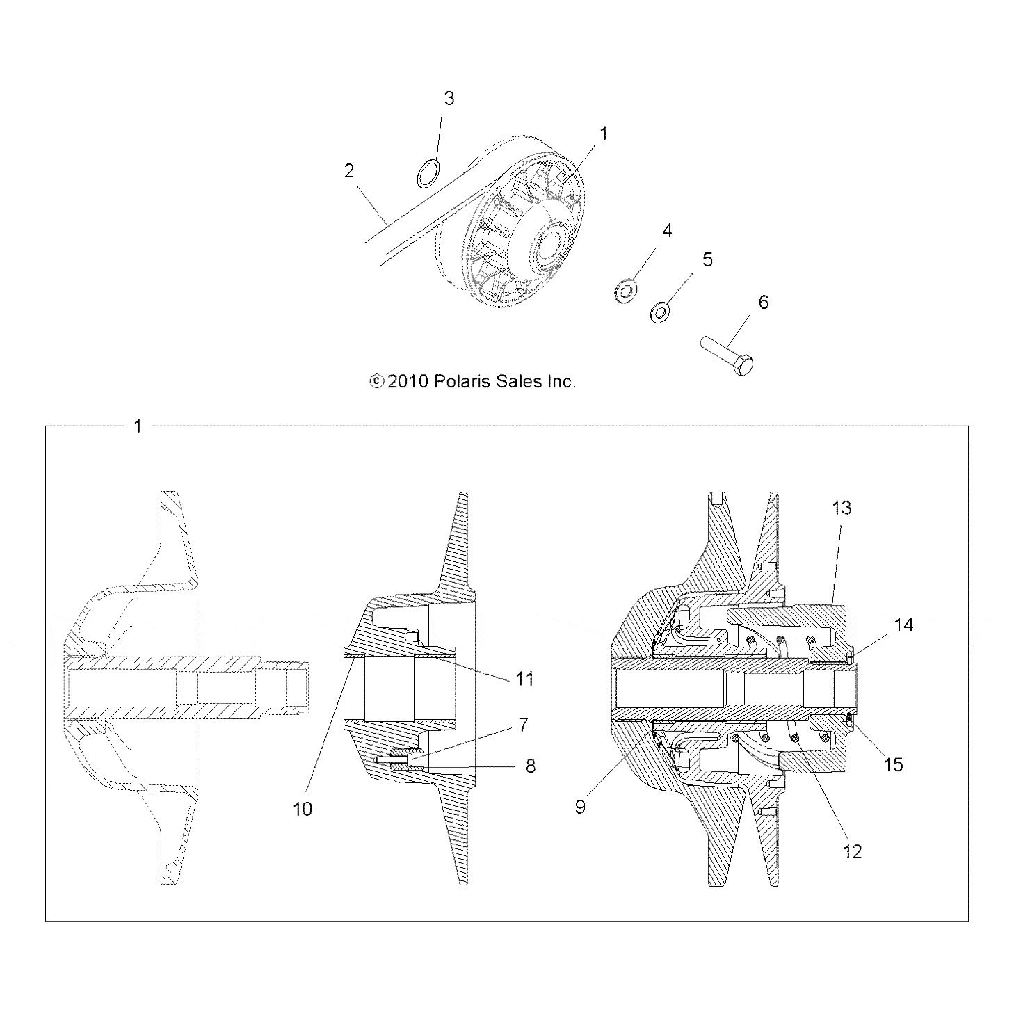 Button by Polaris 5438123 OEM Hardware P5438123 Off Road Express