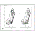 SEATS (GREY) - 2022 CFMOTO ZFORCE 950 Sport