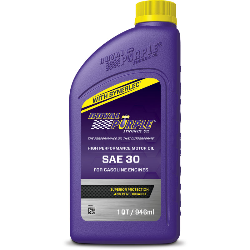 Royal Purple RLP06030 Premium Synthetic SAE 30 Motor Oil * 1 Quart for High Performance Engines