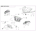 FRONT PLASTIC(2) - 2021 CFMOTO ZFORCE 950 Sport