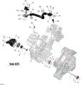 ENGINE COOLING _27R1502 - 2015 CAN AM OUTLANDER L MAX 500 EFI