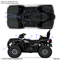 BODY: DECALS GRAPHIC - 2026 POLARIS SPORTSMAN TOURING 850 48"