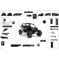 BODY - DECALS - 2021 CAN AM MAVERICK TURBO RR X RC