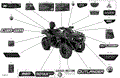 BODY - DECALS - 2022 CAN AM OUTLANDER MAX 850 EFI XT P