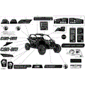 BODY - DECALS - 2022 CAN AM MAVERICK TURBO RR X DS