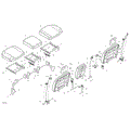 BODY - SEAT - 2024 CAN AM DEFENDER HD7 - TUNDRA GREEN - 62" WIDTH