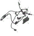 ELECTRIC - ENGINE HARNESS AND ELECTRONIC MODULE - 450 - 6X6 - - 2020 CAN AM OUTLANDER MAX 6X6 450 EFI