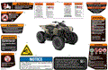 BODY - WARNING DECALS - 2023 CAN AM RENEGADE 650 EFI X MR