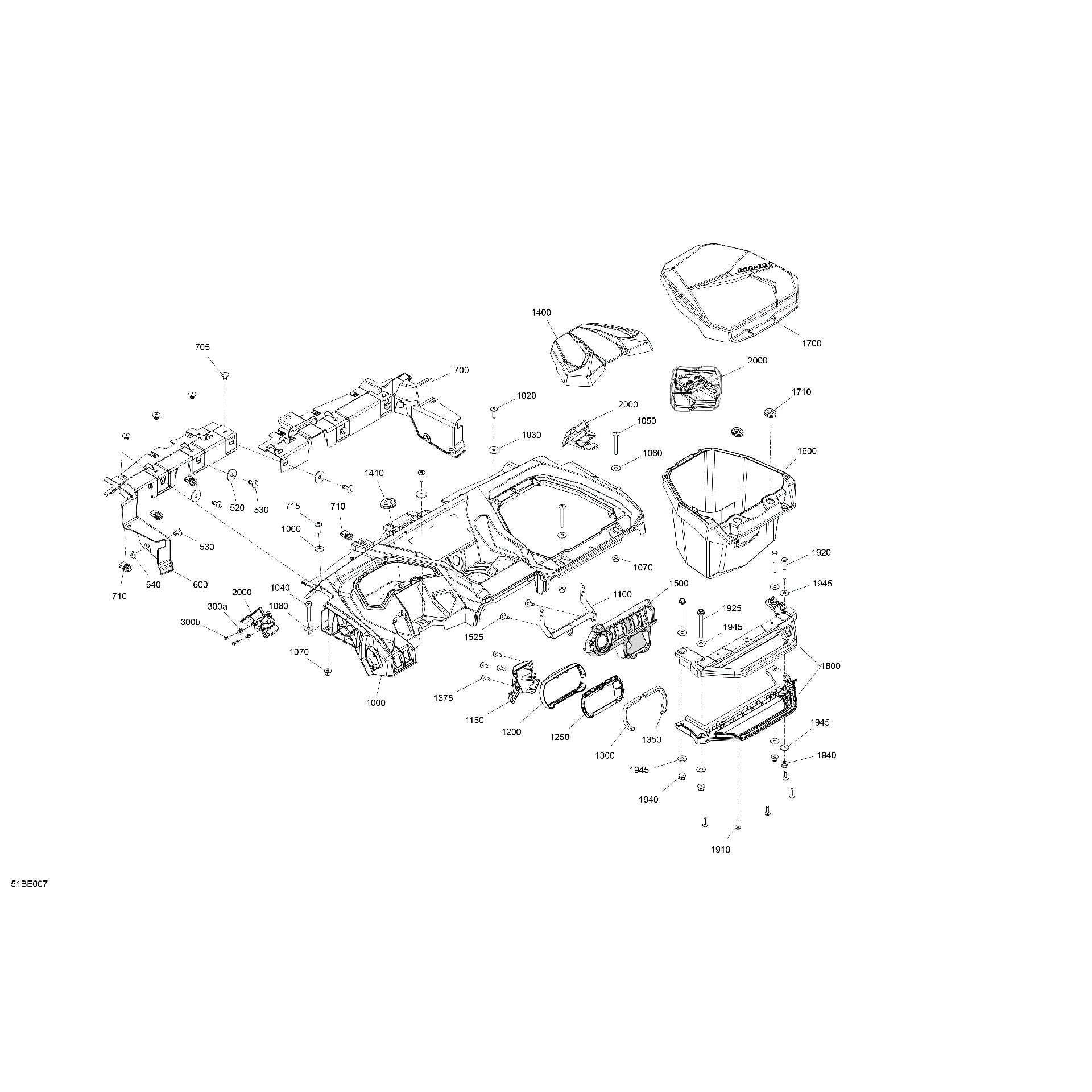 An Image of a Genuine Can-Am Parts Schematic Diagram showing the schematic - CAB INTERIOR - DASHBOARD