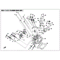 CYLINDER HEAD ASSY. - 2020 CFMOTO CFORCE 400
