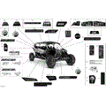 BODY - DECALS - X RS - 2021 CAN AM MAVERICK MAX TURBO RR X DS / X RS