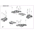 RACK COVER (THREE BOXES) - 2025 CFMOTO CFORCE 1000 OVERLAND