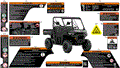 BODY - WARNING DECALS - 2024 CAN AM DEFENDER HD10 DPS - FIERY RED METALLIC - 64" WIDTH