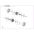 REAR WHEEL - 2025 CFMOTO UFORCE 800 XL