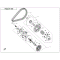 CLUTCH & CVT ASSY. (16G WEIGHT ROLLER) - 2023 CFMOTO CFORCE 500