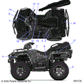 BODY: DECALS - 2020 POLARIS SPORTSMAN 570 HUNTER EDITION