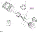 CRANKSHAFT AND PISTONS _02R1501 - 2015 CAN AM OUTLANDER L 450 EFI