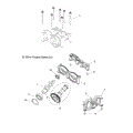 ENGINE: CAMS AND BEARING HOUSING - 2015 POLARIS SPORTSMAN ACE 325 EFI