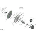 TRANSMISSION DRIVEN PULLEY - TURBO - 2017 CAN AM MAVERICK