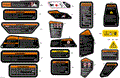 BODY - WARNING DECALS - 2026 CAN AM OUTLANDER MAX EV 4X4 - DARK WILDLAND CAMO