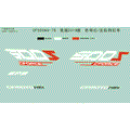 DECAL (USA) RED - 2018 CFMOTO CFORCE 500 S