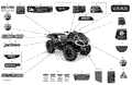 BODY - DECALS - 2021 CAN AM OUTLANDER 850 EFI X MR - NEO YELLOW