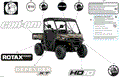BODY - DECALS - 2025 CAN AM DEFENDER MAX HD10 XT - WILDLAND CAMO - 64" WIDTH