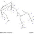 Cab Frame, Base, Front, Right, by Polaris