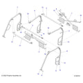 Cab Frame Weld, Cross, Matte Bl by Polaris