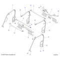 Cab Frame Weld, Cross, Matte Bl by Polaris