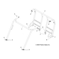 Cab Frame Weld, Front, Matte Bl by Polaris