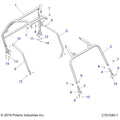 Cab Frame Weld, Front, Matte Bl by Polaris