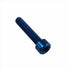 Witchdoctors Colored Bolt Kits Blue Cam Side Cover Bolts (Sold Each) 25mm by Witchdoctors CSB-COL-BLU