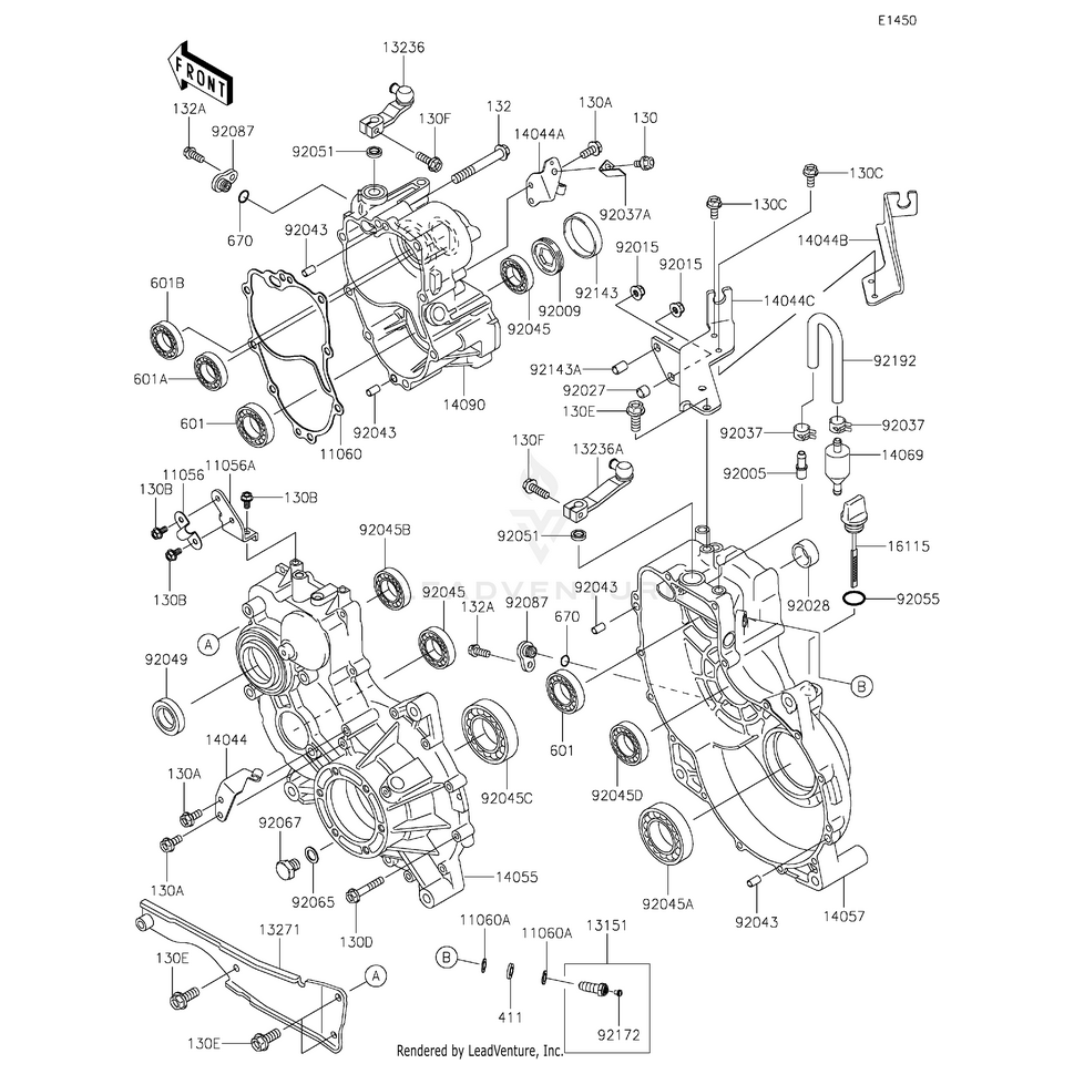 Cap-Oil Filler by Kawasaki 16115-1060 OEM Hardware 16115-1060 Off Road Express Peach St