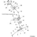 Cap-Steering Wheel,O.Rust by Polaris