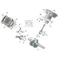 ROTAX - CRANKSHAFT AND PISTONS - 2025 CAN AM DEFENDER HD9 DPS CAB - COMPASS GREEN - 67" WIDTH CALI