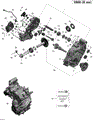 GEAR BOX 1_45R1507A - 2015 CAN AM OUTLANDER EFI X MR