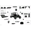 DECALS - TURBO - PACKAGE STD - NORTH AMERICA - 2019 CAN AM MAVERICK TURBO