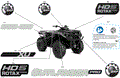 BODY - FEATURE DECALS - 2024 CAN AM OUTLANDER PRO HD5 4X4 XU - TUNDRA GREEN - (2)