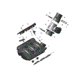 ROTAX - AIR INTAKE MANIFOLD AND THROTTLE BODY - 2026 CAN AM MAVERICK R X RS - DUSTY NAVY SATIN - 77" WIDTH
