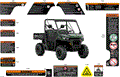 BODY - WARNING DECALS - 2025 CAN AM DEFENDER HD10 DPS - COMPASS GREEN - 64" WIDTH CALI