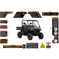 BODY - WARNING DECALS - 2025 CAN AM DEFENDER HD9 DPS - STEALTH BLACK - 62" WIDTH CALI