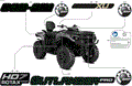 BODY - FEATURE DECALS - 2026 CAN AM OUTLANDER PRO MAX HD7 4X4 XU - CALI - NORTHERN LICHEN