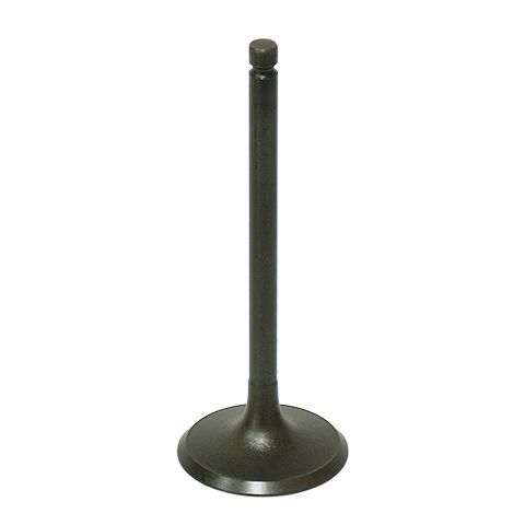 The Polaris Sportsman/Touring Intake Valve by Bronco, featuring a flat circular base and straight stem, is shown upright on a white background and is engineered to improve engine performance.