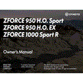 OWNER'S MANUAL - 2022 CFMOTO ZFORCE 950 HO Sport