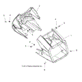 BODY: HEADLIGHT POD - 2015 POLARIS SPORTSMAN 850 SP