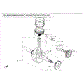 CRANKSHAFT&CONNECTING ROD&PISTON ASSY. - 2020 CFMOTO UFORCE 500